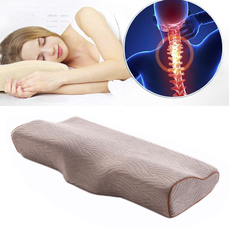 Memory Foam Orthopedic Pillow Neck Pain - 整形外科用マッサージ枕,首の痛みと保護のためのマッサージ枕,ゆっくりとしたリバウンド,メモリーフォーム,頸部の睡眠リリース,50x30cm