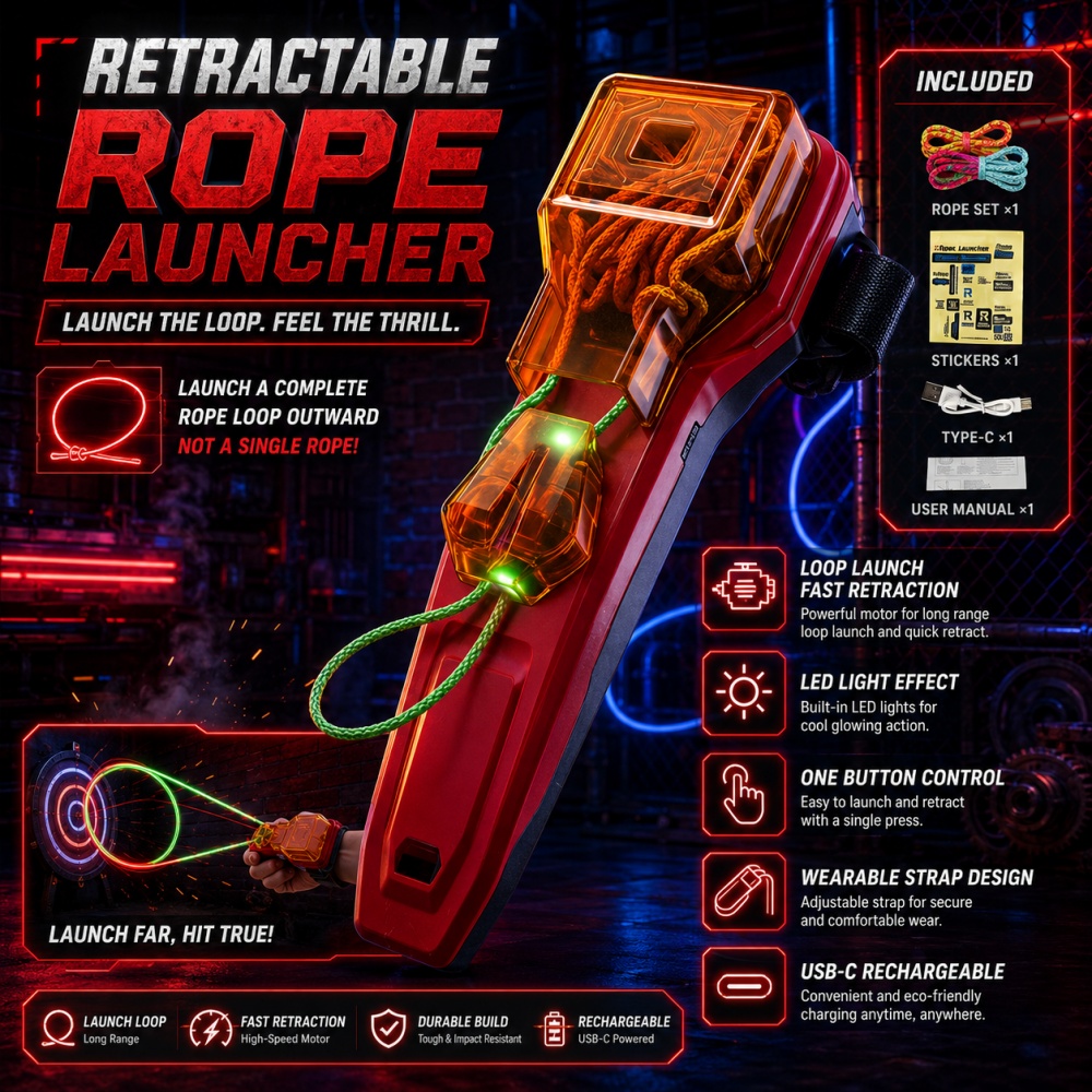 Lighting - ロープランチャー スパイダーウェブシューティングトイ 自動格納式リストデバイス クリエイティブバトルコスプレガジェット LEDライトギフト