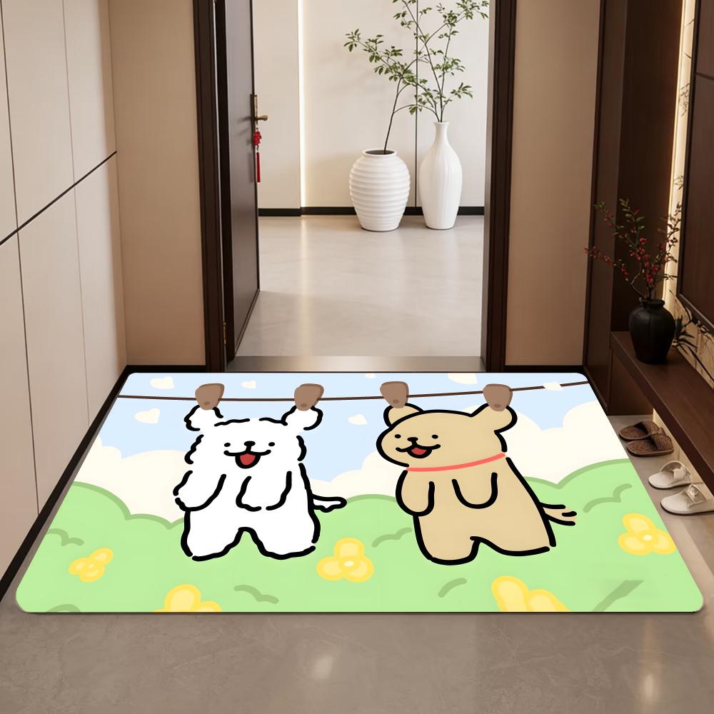 アニメ L-LINE FRIENDS 子犬フロアマット 珪藻 - Quick Dry Diatomite Bath Mat のレビューと価格