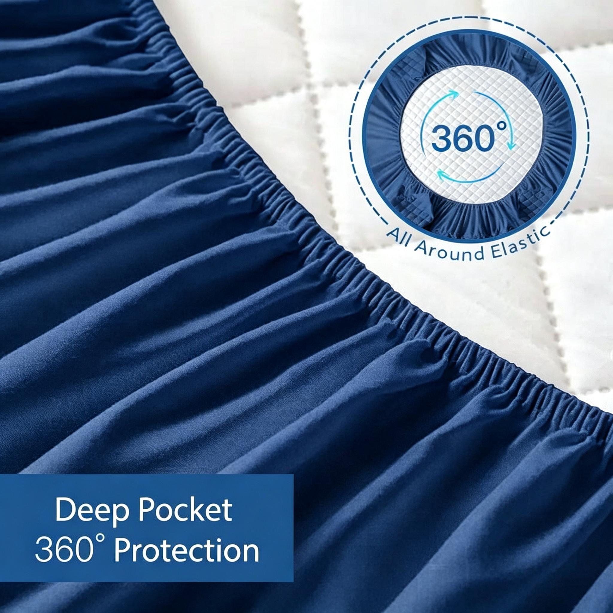 100%防水マットレスプロテクター、柔らかく通気性のあるマッ - Waterproof Mattress Protector Breathable のレビューと価格