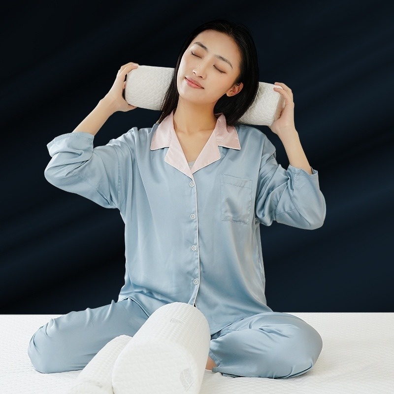 頸椎サポート用メモリーフォーム枕、ベッド用丸型枕、脚、背中、 - Anti Snore Contour Pillow のレビューと価格
