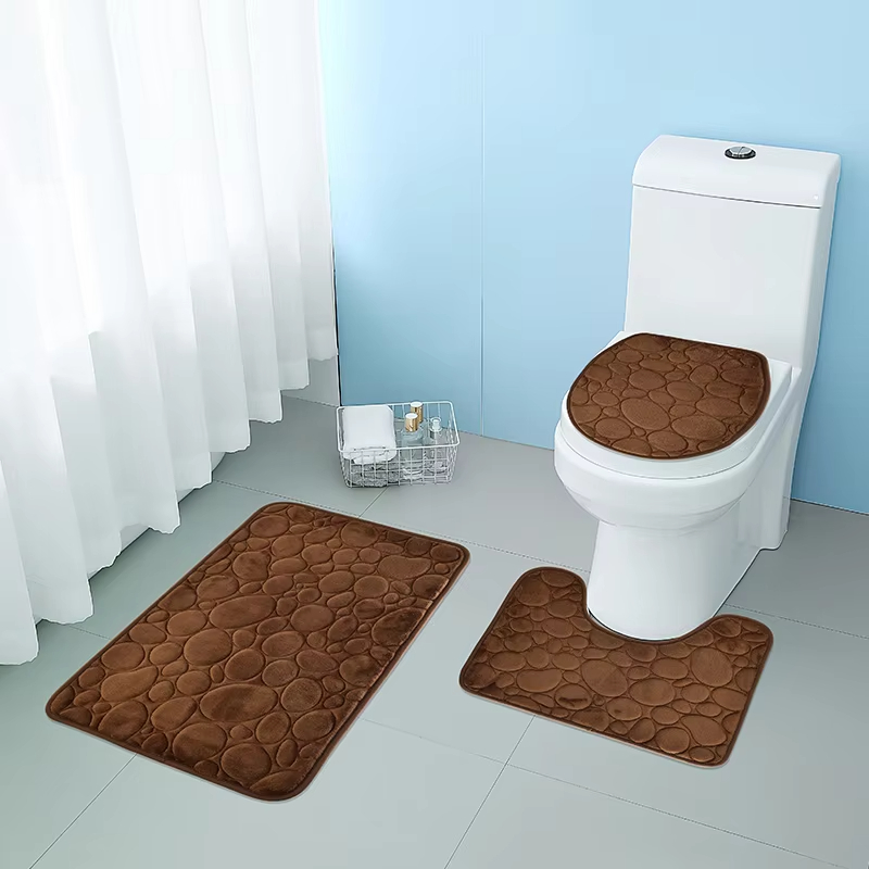 3 ピース/セットバスマット滑り止めソフト速乾浴室ソフトラグ - Quick Dry Diatomite Bath Mat のレビューと価格