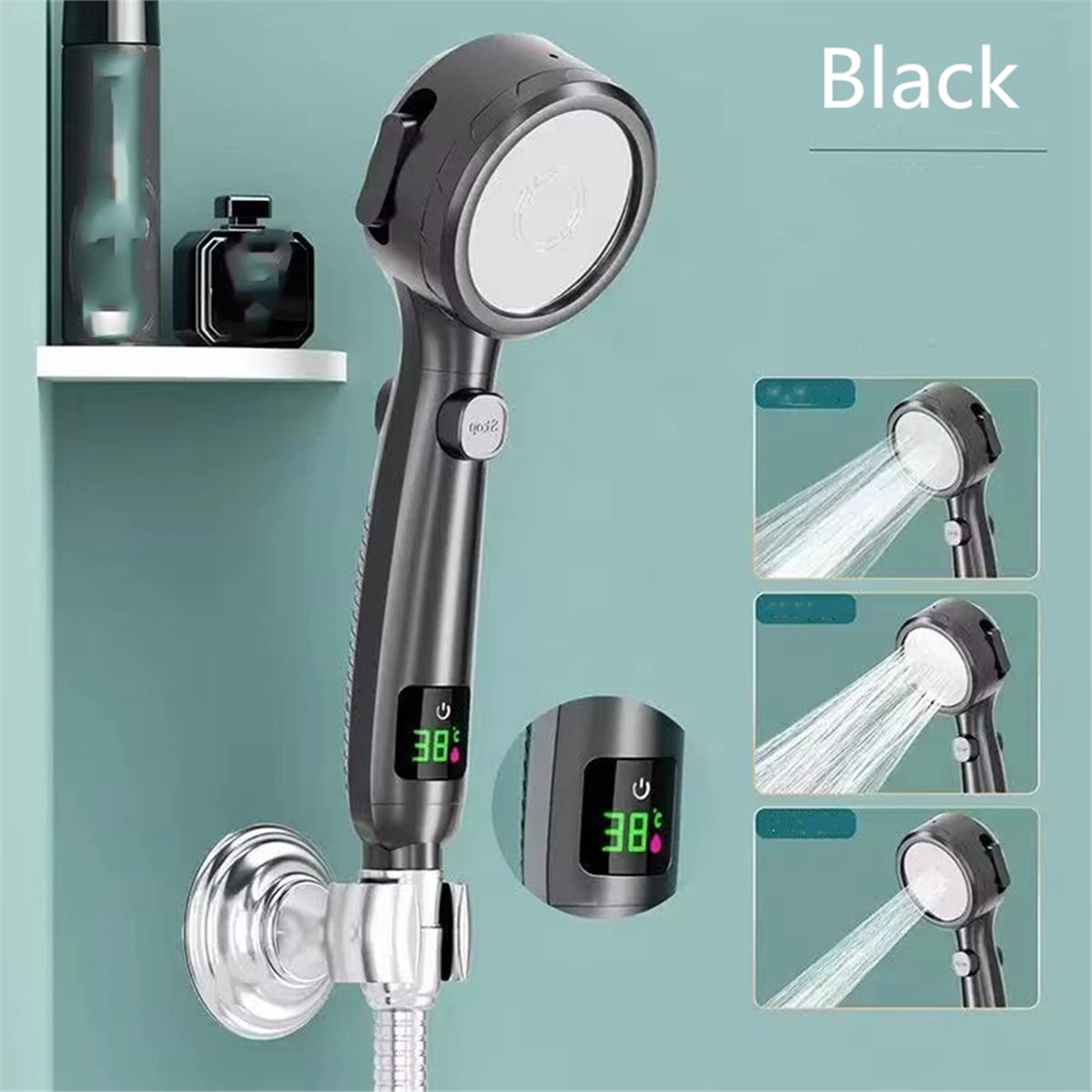 *AA99Z 高圧ハンドヘルド浴室シャワーヘッド 節水シャワ - High Pressure Shower Head Handheld のレビューと価格