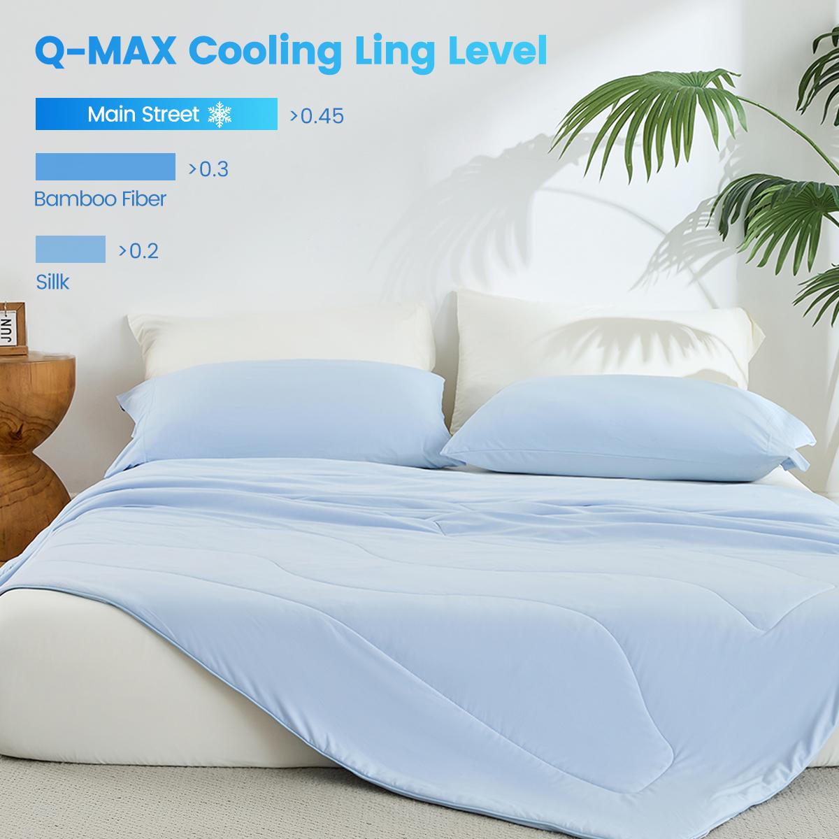 夏用冷却ブランケット リバーシブル 冷感タッチ掛け布団 通気 - Cooling Blanket Hot Sleepers のレビューと価格