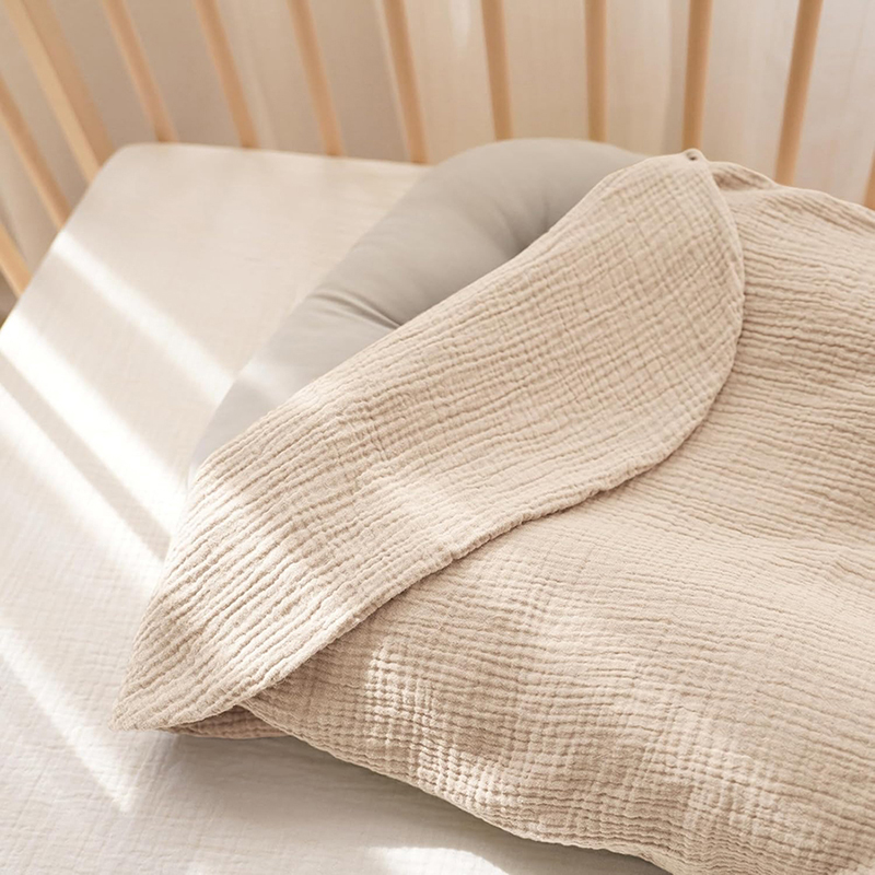 2 個ベビーラウンジャーカバーモスリンコットン新生児ベビーネ - Muslin Cotton Bedspread のレビューと価格