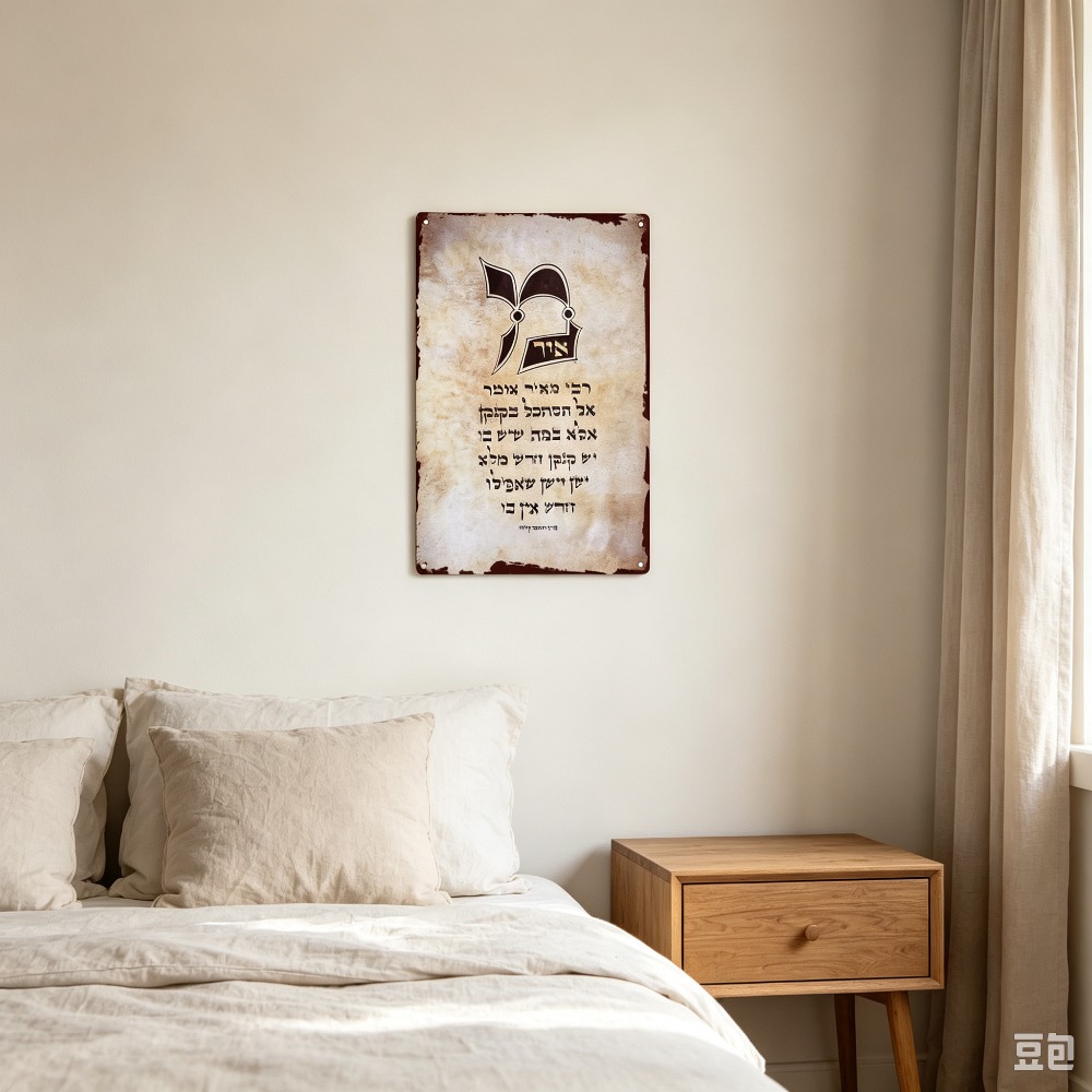CIFBUY ヴィンテージヘブライ語トーラー文字アルミ製ウォ - Home Decor のレビューと価格