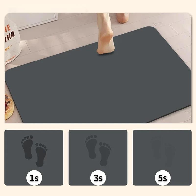 珪藻土バスマット 高吸水珪藻土ラグ 速乾性滑り止めシャワーフ - Quick Dry Diatomite Bath Mat のレビューと価格