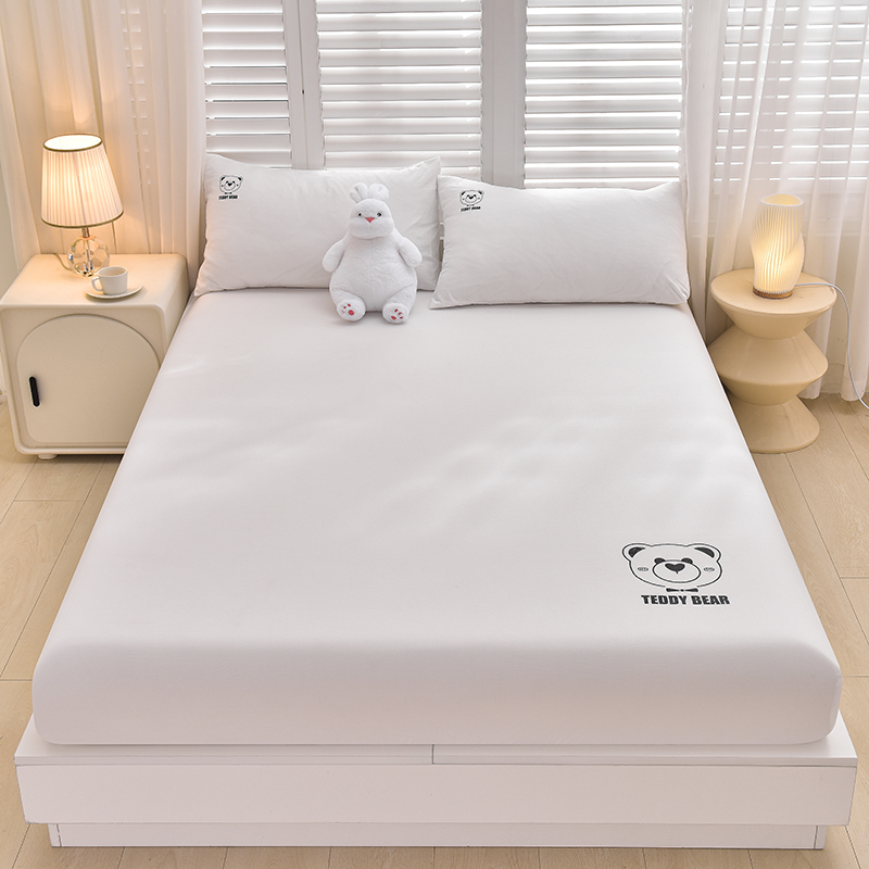 綿100% フィットシーツ 28cm深型ポケット 滑り止め  - Fitted Bed Sheets Deep Pocket のレビューと価格
