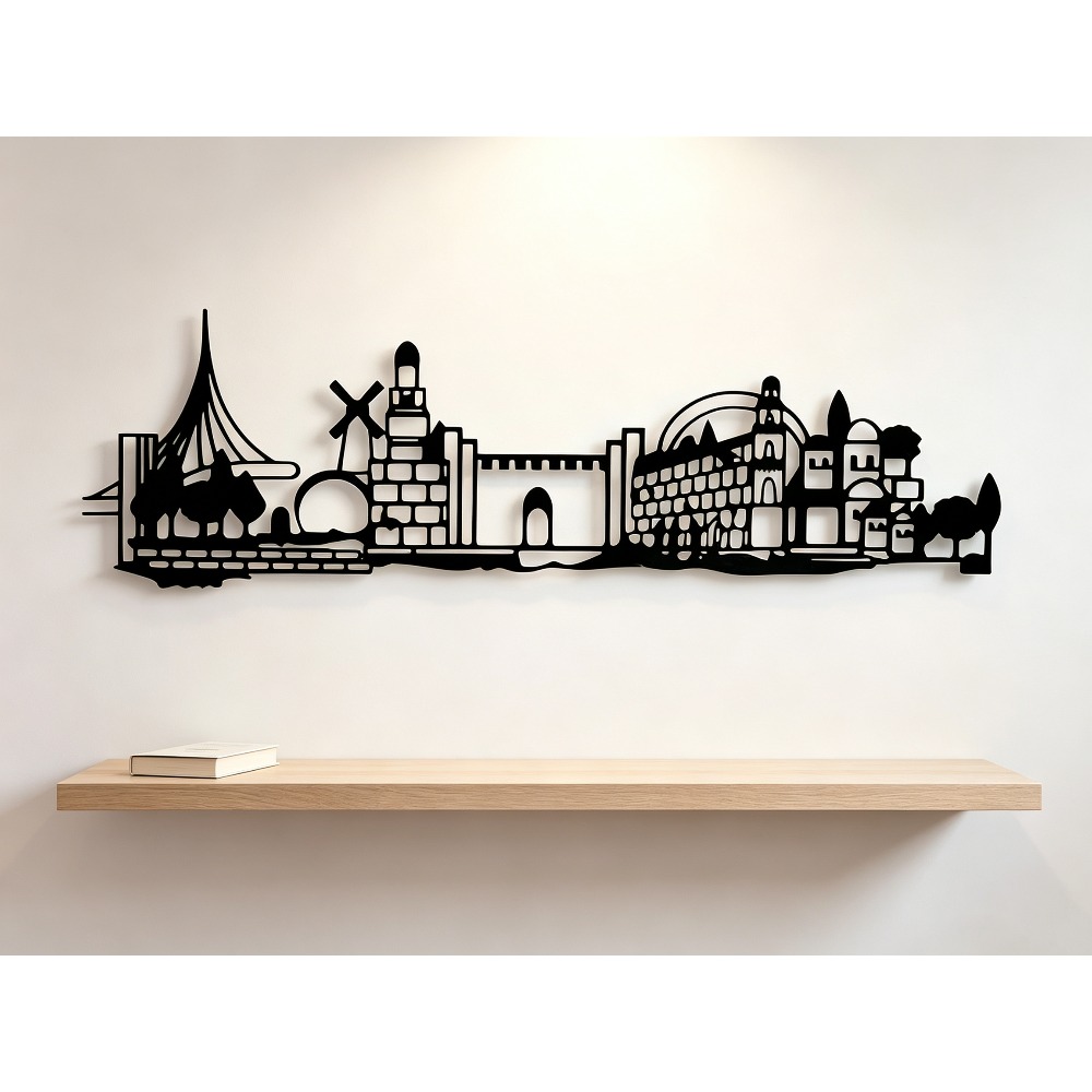 CIFBUY メタルウォールアート エルサレムスカイライン装 - Home Decor のレビューと価格