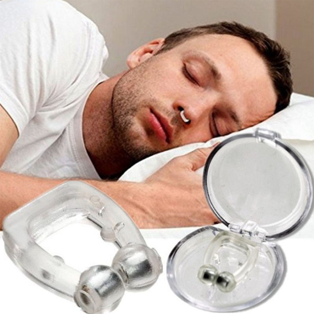 4個入り 磁気式 いびき防止 シリコン製 いびき防止ノーズク - Anti Snore Contour Pillow のレビューと価格