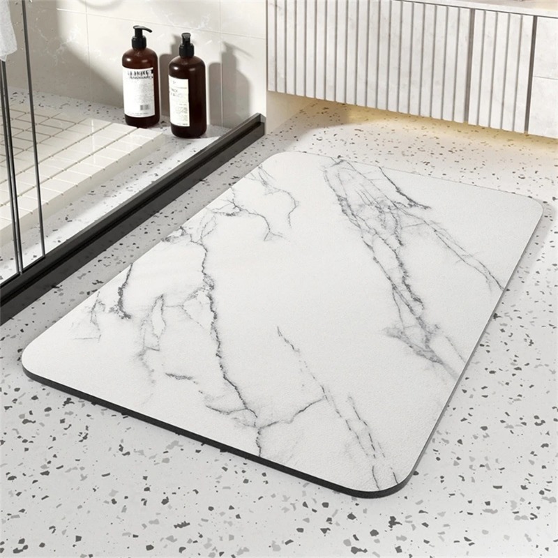 1pc バスルームラグ洗えるバスマット珪藻土石 PU フロア - Quick Dry Diatomite Bath Mat のレビューと価格