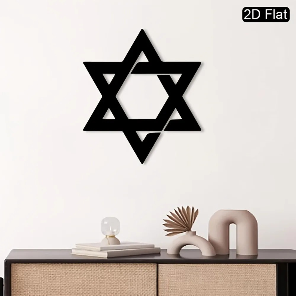 CIFBUY 鉄製ウォールアート ダビデの星 メタル彫刻 壁 - Home Decor のレビューと価格