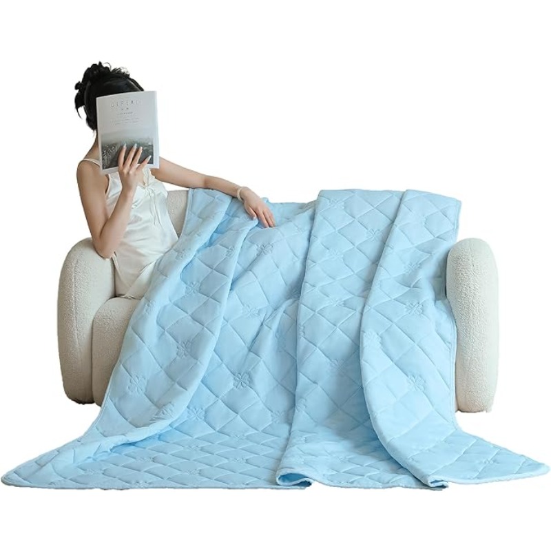 SheRest 軽量で通気性のある夏用スローケットは、エアコ - Cooling Blanket Hot Sleepers のレビューと価格