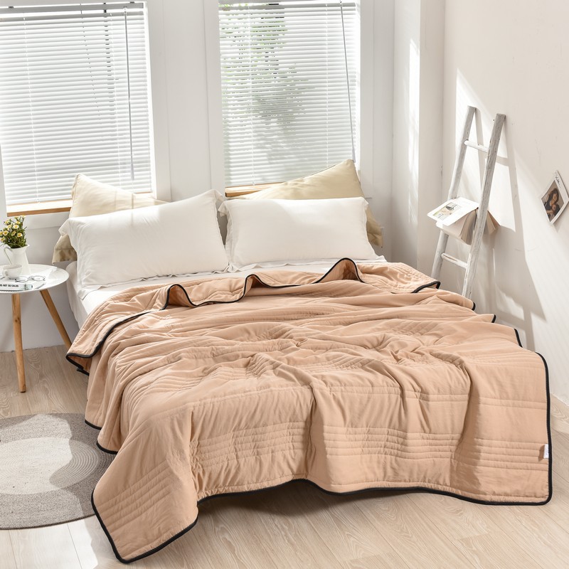 涼感サマーブランケット 無地 薄手キルト 軽量掛け布団 暑が - Cooling Blanket Hot Sleepers のレビューと価格