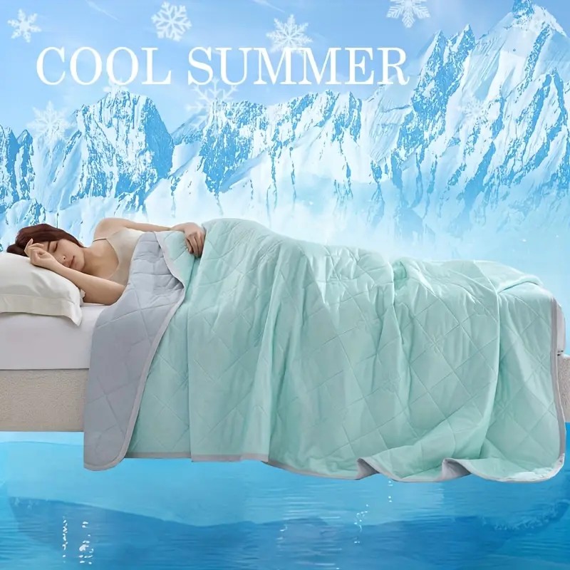 大型冷却ブランケット1枚、両面使用可能、柔らかく軽量な夏用寝 - Cooling Blanket Hot Sleepers のレビューと価格