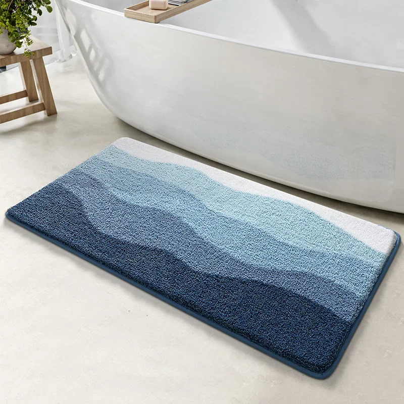 ヨーロッパの高級バスマット、超ソフト&厚みのあるマイクロファ - Quick Dry Diatomite Bath Mat のレビューと価格