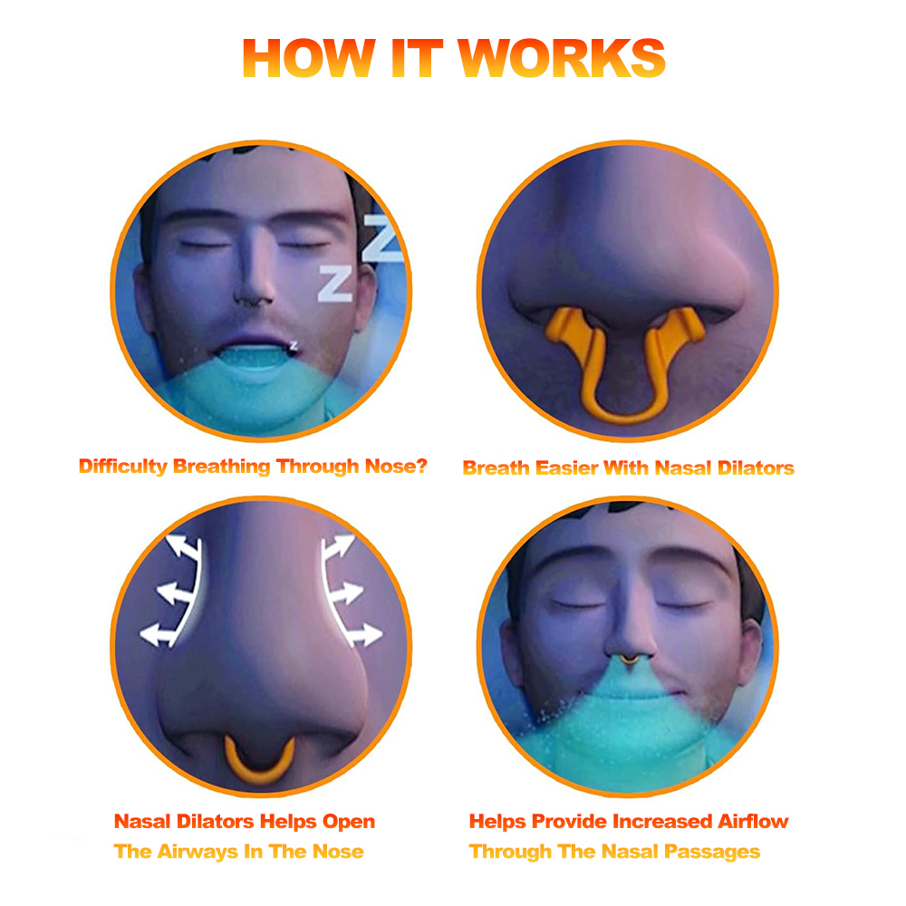 いびき防止鼻拡張器いびきを止めるシリコーンノーズクリップスポ - Anti Snore Contour Pillow のレビューと価格