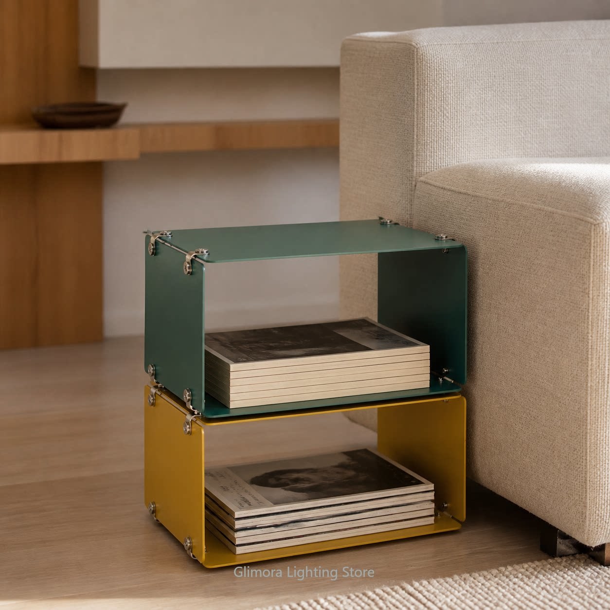 カラフルなモジュラータイプのマグネット式アルミ製収納キャビネ - Storage & Organization のレビューと価格