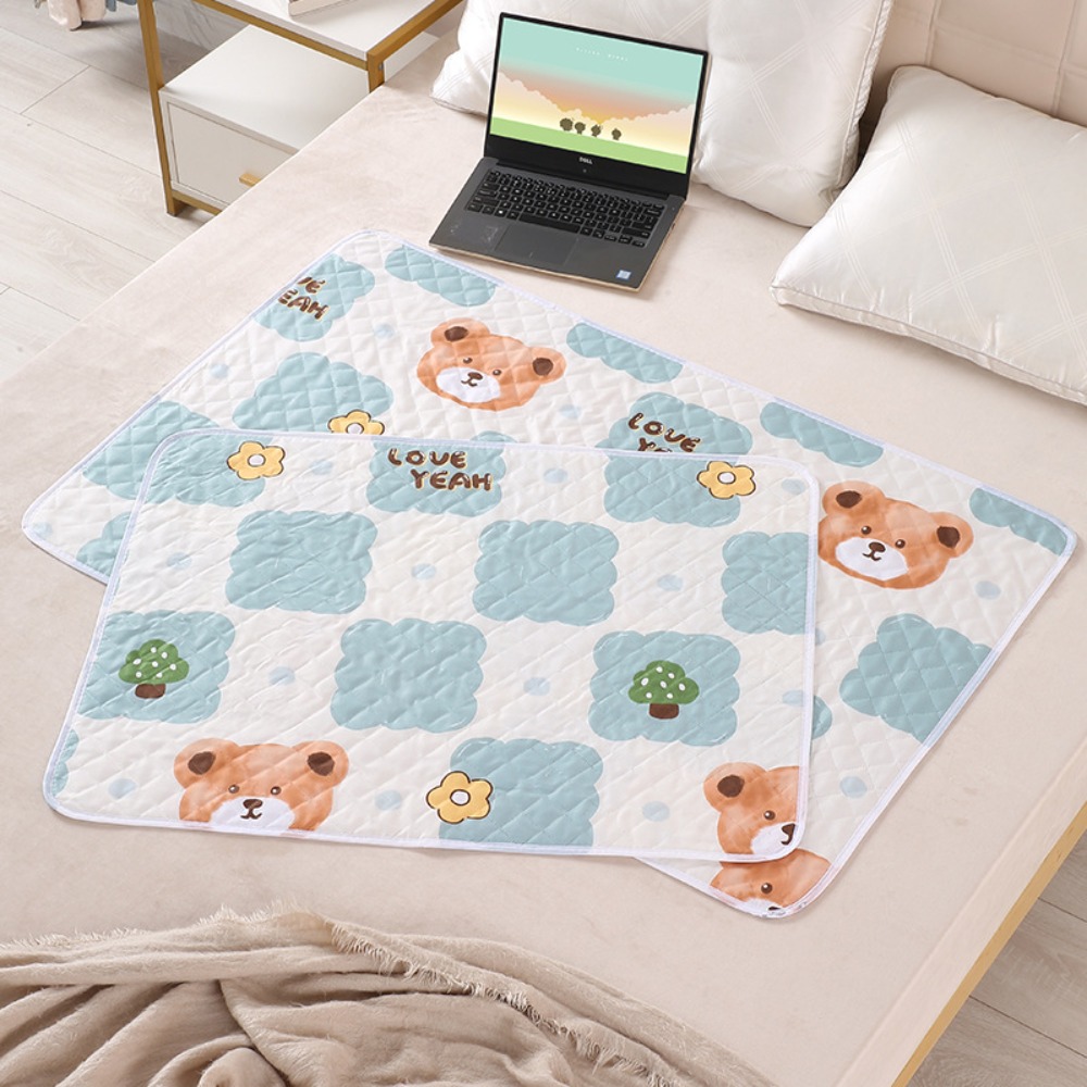 防水洗えるマットレス尿マット赤ちゃん幼児かわいい漫画ベッドプ - Waterproof Mattress Protector Breathable のレビューと価格