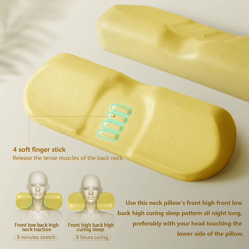 低反発輪郭枕 頸椎枕 横向き寝用ベッド枕 ネックピロー 人間 - Anti Snore Contour Pillow のレビューと価格