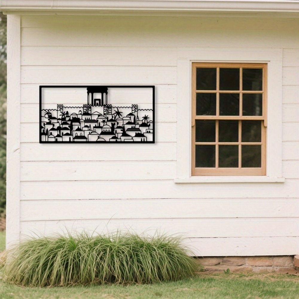 CIFBUY 金属製ウォールアート エルサレム壁画像 ユダヤ - Home Decor のレビューと価格